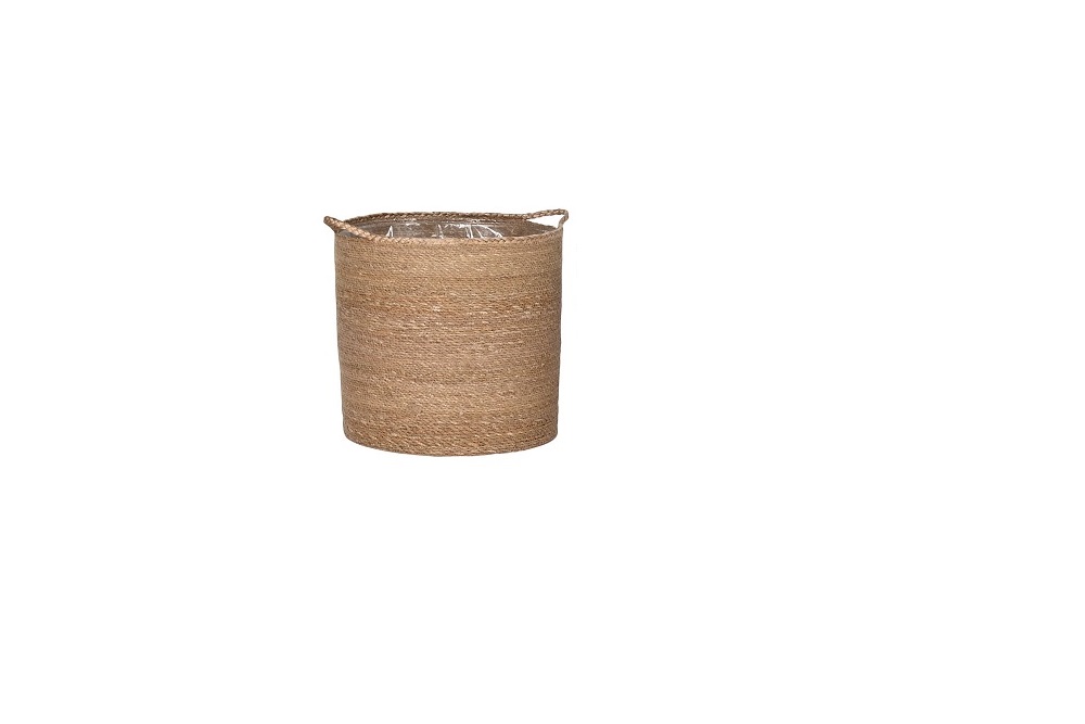 CESTA FIBRA 37X37X41CM NATURAL